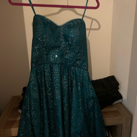 Teal Kids Dress - Picture 1 of 2